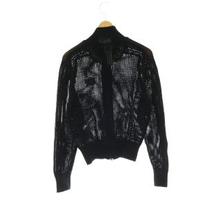 adidas Originals 25SS ニット クロシェ ファイヤーバード トラックトップ ジャケット ジップアップ S ブラック /HK
