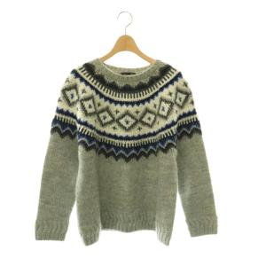 アルパカ モヘヤブレンド ノルディックニット セーター