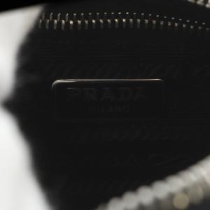 PRADA サフィアーノレザーミニショルダーバッグ ブラック イエロー 1N1723