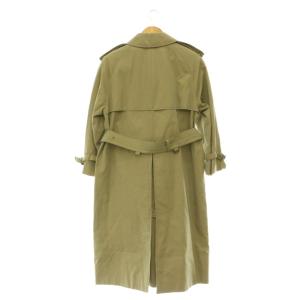 Aquascutum トレンチコート ロング カーキ /HK OS