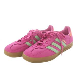 adidas Originals ガゼル インドア スニーカー ローカット US7 ピンク JI2718 /YO12
