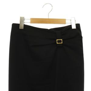 GUCCI タイトスカート ひざ丈 ストレッチ 38 黒 ブラック 115299 /HS OS