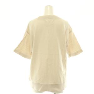 MHL. ROUGH COTTON JERSEY Tシャツ カットソー 半袖 2 オフベージュ /HK OS