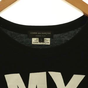 COMME des GARCONS HOMME PLUS AD2019 19SS MY ENERGY PRINT Tシャツ カットソー 半袖 ロゴ L ブラック