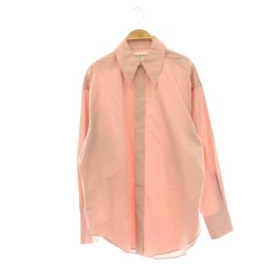 ザシンゾーン 25SS POINTED COLLAR SHIRT シャツ ブラウス 長袖 コットン 34