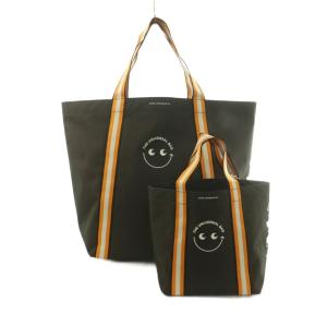The Universal Bag トートバッグ 2点セット 茶 オレンジ /MI OS