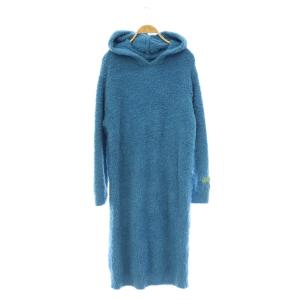 ×セサミストリート クッキーモンスター ロングワンピース ルームウェア フード F ブルー /ES OS