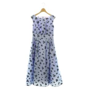 25AW BOUQUET OF BEAUTY ドレス ワンピース ノースリーブ ロング 花柄 00 ラベンダー