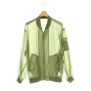 24SS ライトシアーブルゾン ジップアップ F ライトグリーン /DO OS
