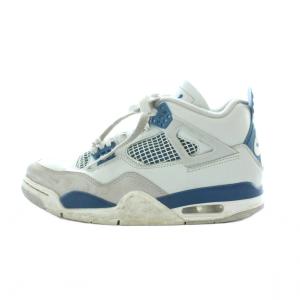 AIR JORDAN 4 RETRO スニーカー 25cm ホワイト