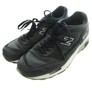 New Balance 150 レザースニーカー 英国製 US8.5 ネイビー ホワイト M1500NAV