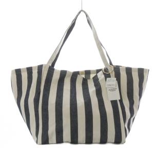 24SS Stripe tote バッグ トートバッグ ネイビー /YO16
