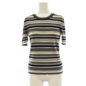 26SS Fortuna Eris Sweater 半袖 サマーニット セーター リネン混 038 グレー