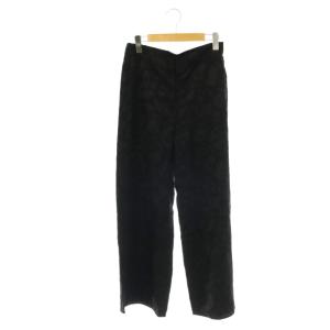 25SS ECLAIRE SALUT STL PANT ワイドパンツ 38 黒 ブラック /SY OS