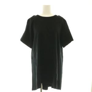 Flare Tee Tシャツ カットソー 半袖 Deuxieme Classe ブラック /HK OS