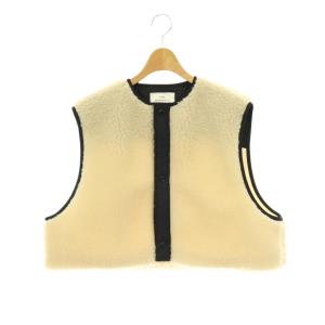 24AW FAUX SHEARING VEST 17491 ボアベスト ONESIZE アイボリー /SY
