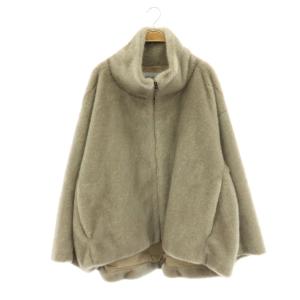 25AW ファーショートコート F ライトグレー