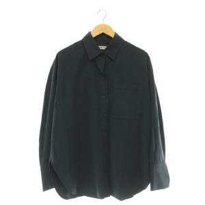 26SS WASHオーバーシャツ 長袖 F ネイビー /HK OS