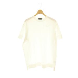 刺繍 Tシャツ カットソー 半袖 ホワイト /HK OS