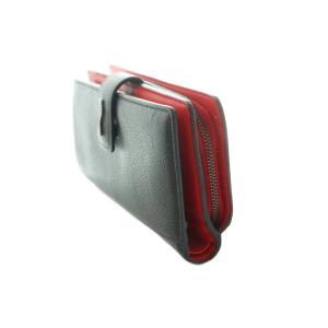 Christian Louboutin パロマ 長財布 ネイビー レッド