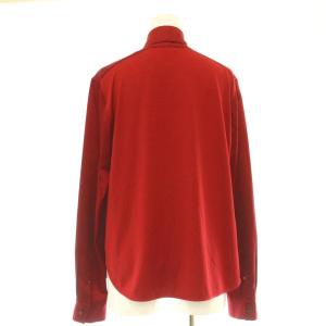 Max Mara シルクボウタイブラウス 長袖 プルオーバー 40 レッド /DO OS