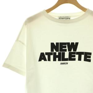 AMERICANA 24SS ドゥーズィエムクラス別注 SHORT ワイドTシャツ 半袖 クルーネック 白 ホワイト /SY