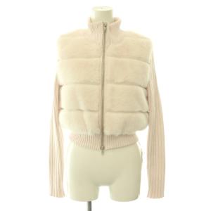 25AW ファーニットブルゾン ジャケット ジップアップ 中綿 0 ピンク /NR OS