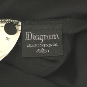Diagram GRACE CONTINENTAL ハートスキッパーブラウス 36 黒 ブラック 赤 レッド /SS OS