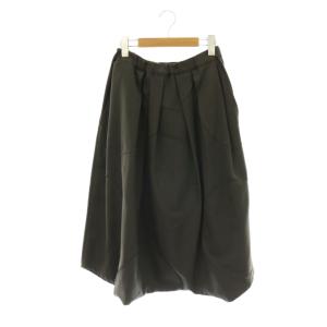 サルエルパンツ タック クロップド M チャコールグレー /HS OS