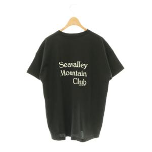 SEAVALLEY MOUNTAINCLUB ポケットTシャツ クルーネック バックプリント 半袖 オーバーサイズ