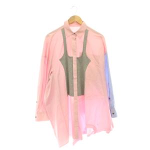 26SS DOCKING SHIRT オーバーサイズ 38 ピンク