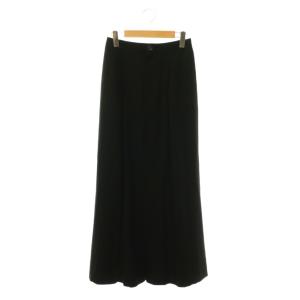 サンプル品 26SS MERMAID-SKIRT スカート ロング タック 38 ブラック /CX OS