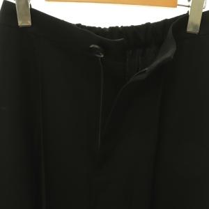 ENFOLD サンプル品 26SS MERMAID-SKIRT スカート ロング タック 38 ブラック /CX OS