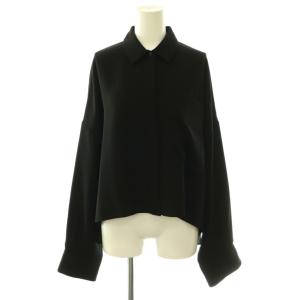 サンプル品 26SS JUST-LENGTH SHIRT シャツ ブラウス 38 ブラック /CX OS