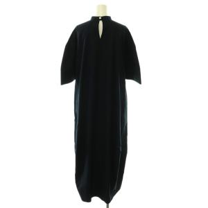 ENFOLD 26SS POLYGON DRESSワンピース 38 ネイビー