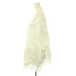 ENFOLD 26SS ALIEN FRILL SQUARE SHIRT