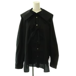 サンプル品 26SS TWO-WAY RIBBON SHIRT シャツ ブラウス プルオーバー ビックカラー
