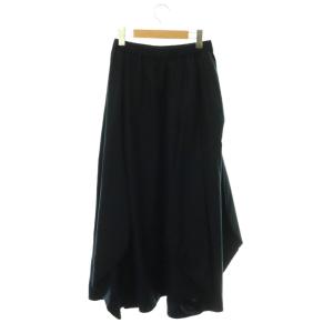 ENFOLD 26SS CURVE SKIRT カーブスカート フレアスカート 38 ネイビー /ES OS