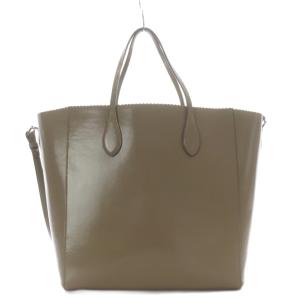 ROCHAS トートバッグ ショルダーバッグ 2way レザー ポーチ付き ベージュ /YO13