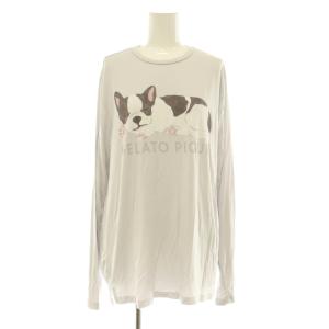 gelato pique 24SS セットアップ SLEEPING DOG ワンポイントロンT 総柄パンツ ルームウエア ONE