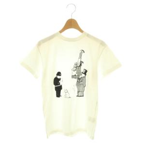 OOPS T-shirts Tシャツ クルーネック プリント 半袖 M 白 ホワイト /HS OS