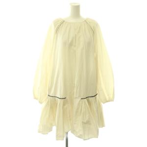 24AW EMILE DRESS ワンピース 膝丈 長袖 XS オフホワイト /HK OS