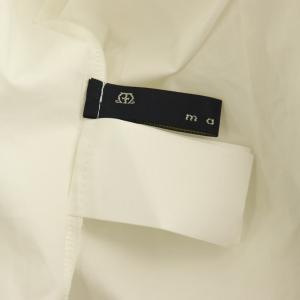 martinique 25SS 2way オフショルダー ブラウス 七分袖 ギャザー フリル ホワイト /MY OS