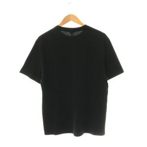 LOEWE 24SS アナグラム 刺繍Tシャツ M ブラック ネイビー H526Y22XAT