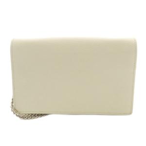 GUCCI ソーホー レザー チェーンウォレットバッグ アイボリー 598211