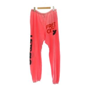 グラデーションプリントスウェットパンツ イージー ロゴ XL ピンク マルチカラー /CX OS SH
