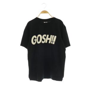 GOSH!! S/S TEE Tシャツ カットソー プリント M ブラック ホワイト /CX OS SH