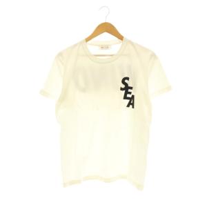 YOU AND SEA カスタム ロゴ Tシャツ クルーネック プリント 半袖 S 白 ホワイト /HS