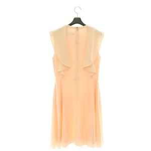 FOXEY NEW YORK コレクション COLLECTION CREPE FLOUNCE ドレス ワンピース ノースリーブ 膝丈