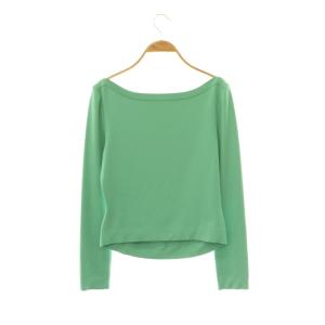 DAISY LIN Prima Donna ニットトップス カットソー ボートネック 長袖 40 ライトグリーン 06200